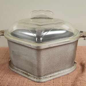 Vintage Guardian Service Heart Shaped Pot With Lid